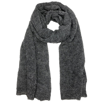 charcoal alpaca scarf