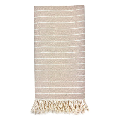 geo stripe turkish towel
